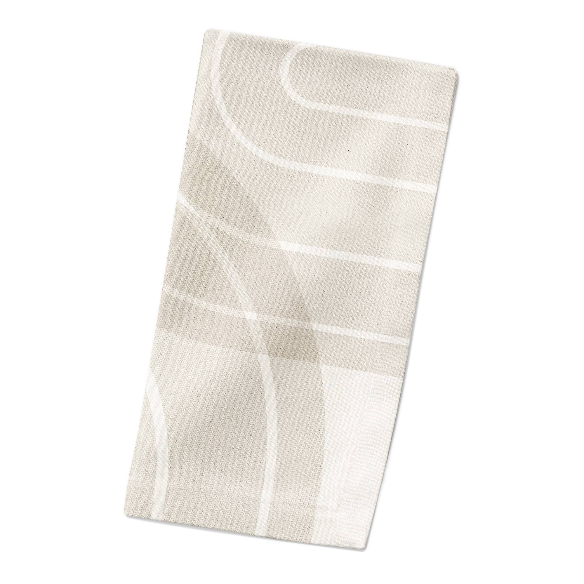 Neutral Rainbow 10" x 10" Cotton Twill Napkin
